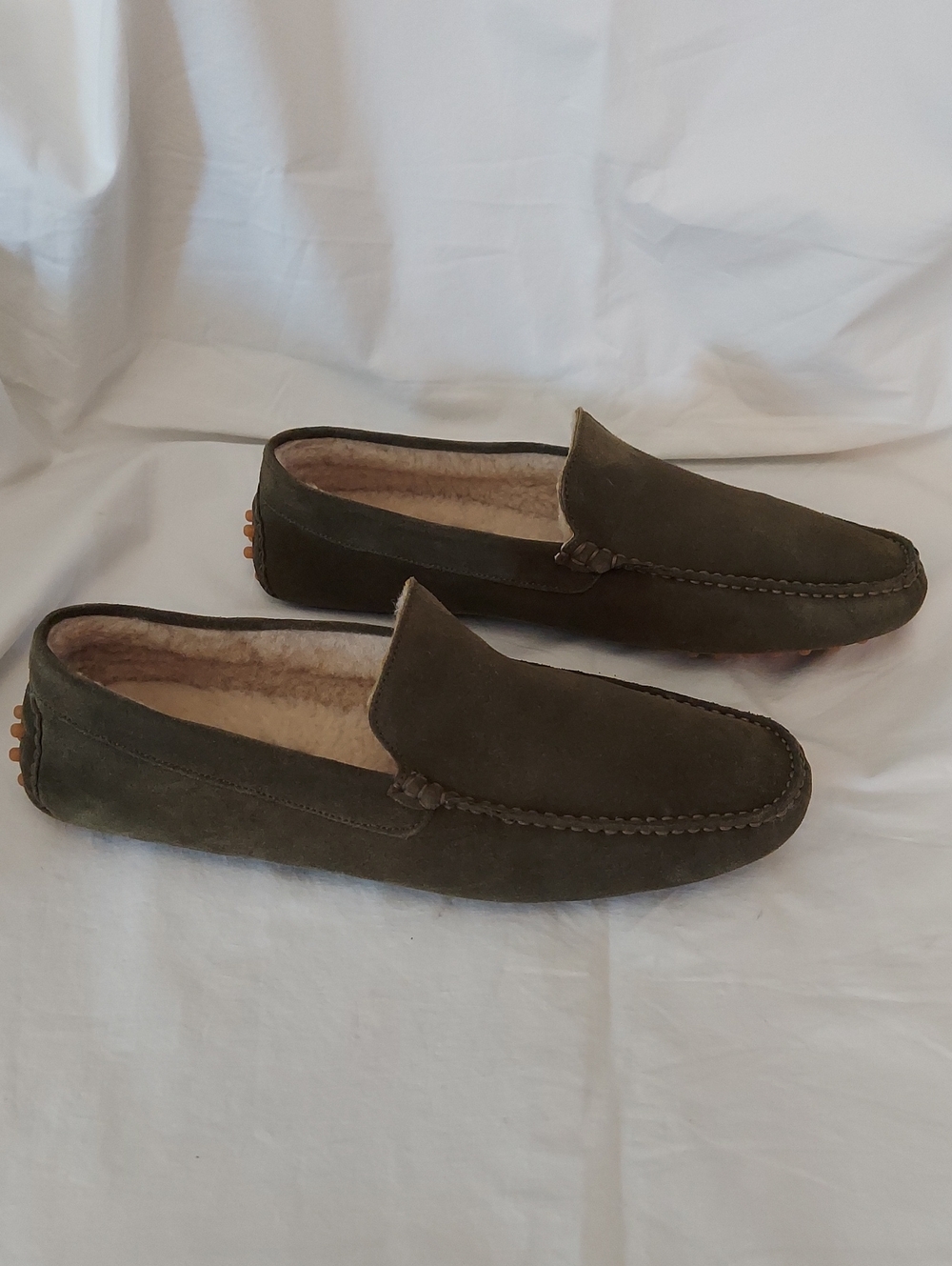 M.Gemi The Felize Shearling Sage Green Mens EU43/9.5-10US
